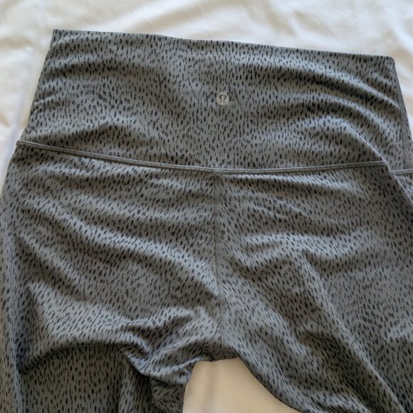 Lululemon Wunder Under Pant Full-On Dottie Dash Slate Black - Picture 4 of 8